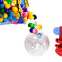 Gumball Machine for Kids with Gumballs - Bubble Gum Mini Candy Dispenser | Piggy Bank for Kids - Receive Red or Yellow Machine Colors May Vary - Sunny Days Entertainment