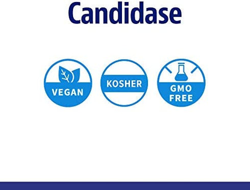 Enzymedica, Candidase, 120 Capsules, Enzyme Supplement to Support Balanced Yeast Levels and Digestive Health, Vegan, 60 Servings