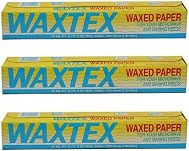 Waxtex Wax Paper, 75 sq ft, 1 CT, Pack of 3