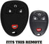 KeyGuardz Keyless Entry Remote Car Key Fob Outer Shell Cover Soft Rubber Protective Case for Chevy GMC 15913421