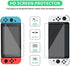 Switch Accessories Bundle for Nintendo Switch and Switch OLED, RHOTALL 12 in 1 Carrying Case Set with Silicone Joycon Covers, Game Card Cases, Screen Protector, Thumb Grip Caps and USB C Cable