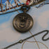 VIGOROSO Vintage Retro Pocket Watch UNITED STATES AIR FORCE Style Bronze Steampunk Chain in Box