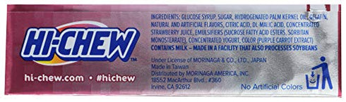 Morinaga Hi-Chew Strawberry Fruit Chews, 1.76 Ounce Packages