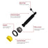 KP KOOL PRODUCTS Retail Pack Flexible Replacement Gas Spout with 2 Screw Collar Caps(1 Fine & 1 Coarse - Fits Most Of The Cans), 2 Base Caps, 1 Stopper Cap and 1 Stainless Steel Filter/Flame Arrestor.