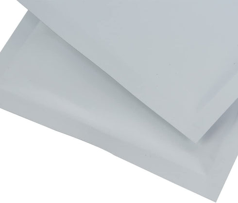 Clear Window Flat Colored Metallic Foil Zipper Seal Bag (100 Pack) (White, Flat | 1.5oz)