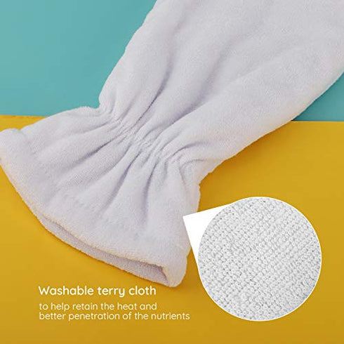 Paraffin Wax Mitts, Segbeauty Thick Paraffin Heated Hand SPA Mittens for Women, Paraffin Baths Gloves for Hot Wax Hand Therapy Paraffin Thermal Treatment SPA Therabath Wax Warmer Paraffin Wax Machine