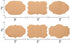 Cualfec Kraft Paper Tag Stickers Blank Labels for Christmas Package, Mason Jars, Bottles, Candle Containers 2" x 3" Large Labels - 100 x 2 Rolls