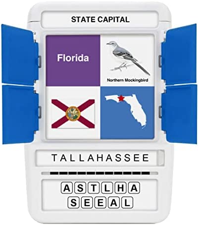 100 PICS US States & Capitals Flash Cards | All 50 States and Capitals to Learn | Fun and Functional Case | Ultimate Flashcards for United States Geography | Card Games for Kids and Adults | Ages 5+
