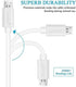 Micro USB Cable,15Ft Extra Long PS4 Charger Cable,Durable USB 2.0 Android Fast Charging Cord Data Sync Cable for Samsung Galaxy S7 S6 Edge,Note 5,Note 4,LG G4,Moto G5,Nokia,HTC,Camera,White