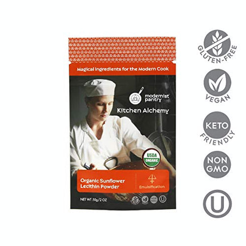 ORGANIC Sunflower Lecithin Powder ? Gluten-Free ? Vegan ? OU Kosher Certified - 50g/2oz