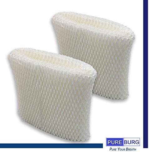 PUREBURG 2-Pack Replacement Wick Filters Compatible with Honeywell HC-888 Series Filter C Fits Honeywell HC-888N HCM-890 Series HCM-890C HCM-890-20 HEV320 Series Duracraft DCM-200 DH-890 DH890