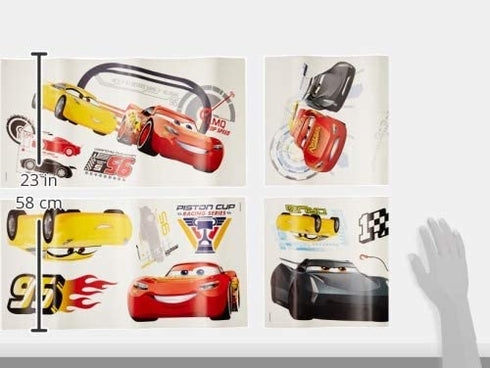 RoomMates RMK3353SCS Disney Pixar Cars 3 Peel and Stick Wall Decals , Red