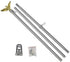 Flags Importer POL-ALUMEAGLE6 Flag Pole, 6ft, Silver