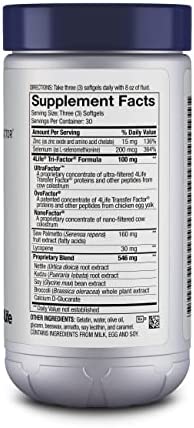 4Life Transfer Factor MalePro - Targeted Prostate Support with Saw Palmetto, Lycopene, and Kudzu - Immune System Support - 90 Softgels