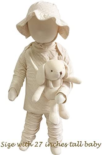 Organic Cotton Baby First Friend (Hello! Puppy) Attachment Doll for Baby, Pillow Buddy