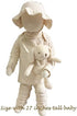 Organic Cotton Baby First Friend (Hello! Puppy) Attachment Doll for Baby, Pillow Buddy