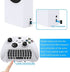 Controller Keyboard for Xbox Series X/ S/ for Xbox One/ One S, Wireless Bluetooth Gaming Chatpad Keypad with USB Receiver, Built-in Speaker & 3.5mm Audio Jack for Xbox Series X/ S/ One/ One S, White