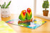 Liif 50th Lovebird Anniversary 3D Greeting Pop Up Card, Happy 50th Anniversary Wedding Card & Gift - For Husband, Wife, Parents, Couple, Grandparents | With Message Note & Envelop | Size 7" x 5"