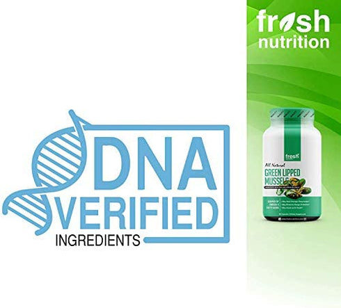 Green Lipped Mussel Capsules - Strongest DNA Verified from New Zealand - Perna Canaliculus Omega Supplement for Hip and Joint - Non GMO