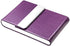 Padike PU Leather Business Card Holder for Women Slim Pocket Business Name Card Holder Stainless Steel Business Card Case with Magnetic Shut (Purple)