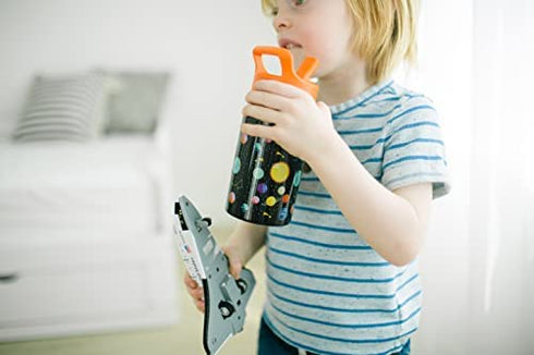 Simple Modern Kids Water Bottle with Straw Lid | Insulated Stainless Steel Reusable Tumbler for Toddlers, Girls, Boys | Summit Collection | 10oz, Under Construction