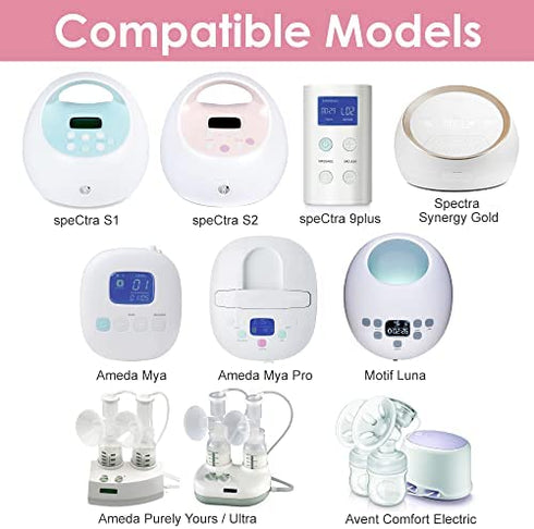 2 Replacement Tubings Compatible with Spectra S1 Spectra S2 Replace Spectra Tubes; BPA Free, DEHP Free; 42 Inches; Longer Than Original Spectra Tubing; Generic Aftermarket Silicone Tubing