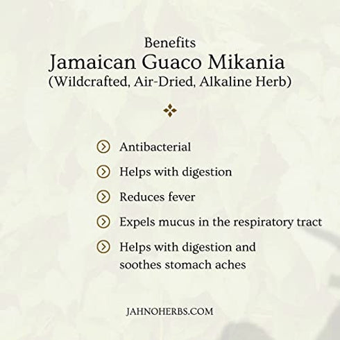 Jamaican Guaco Mikania (Wildcrafted, Air-Dried, Alkaline Herb)