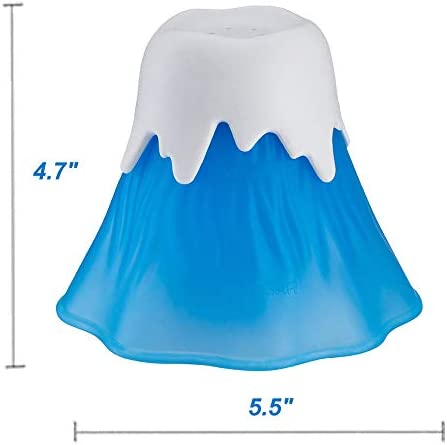 ZOSTLAND Volcano Microwave Cleaner- Microwave Oven Steam Cleaner,High Temperature Steamer Easily Crud in Minutes Steam Cleans and Disinfects with Vinegar and Water for Kitchen (Blue)