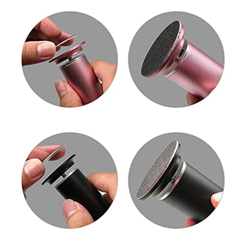 1 Box (60pcs) Replacement Sandpaper Pad Disks Discs (Extra Coarse 80 Grit) for Electric Foot File Callus Remover Machine