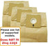 Vacurama Premium Bissell Vacuum Bags - Compatible for Zing, Zing 2 & PowerForce Canister Models 4122, 4122D, 1668, 1668C, 1668W, 2154A, 2154C, 2154W, 1608 - Bag Type 213-8425 (6 Pack)