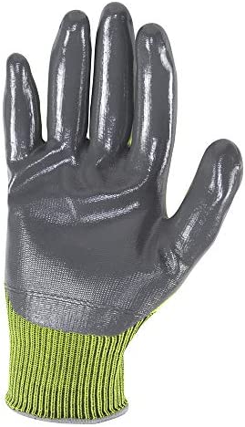 Wells Lamont 3 Pair Pack Men's Nitrile Coated Grip Work Gloves, Medium (546MF) , Black