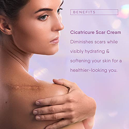 Cicatricure Scar Cream & SPF 30 Sunscreen, Daily Skin Lotion to Help Fade Old & New Scars, Hydrating Formula to Improve Skin Tone, 0.7 Ounce