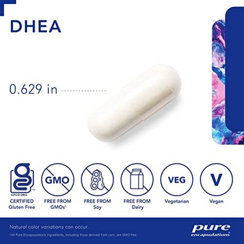 Pure Encapsulations DHEA 10 mg | Supplement for Immune Support, and Hormone Balance* | 60 Capsules