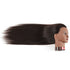 Traininghead 26"-28" Mannequin Head Hair Styling Training Practice Head Manikin Cosmetology Doll Head Synthetic Fiber Hair Hairdressing Training Model with Free Clamp Stand