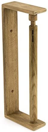 Whitecap Industries 62442 Teak Wall-Mounted Paper Towel Holder, Brown