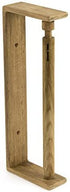 Whitecap Industries 62442 Teak Wall-Mounted Paper Towel Holder, Brown