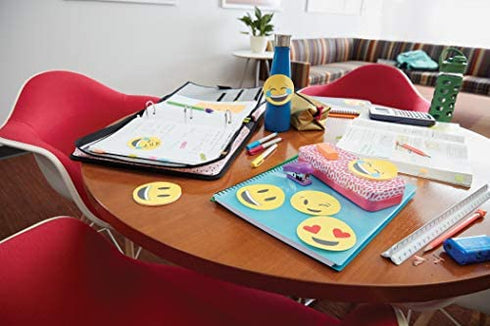Post-it Printed Notes, 2 Pads/Pack, 30 Sheets/Pad, 3x3 in, Emoji designs, 4 alternating faces (BC-2030-EMOJI) , Yellow