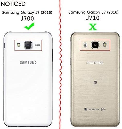 LeYi Compatible for Samsung Galaxy J7 Case,J7 2015/ SM-J700 Case with HD Screen Protector, Military-Grade Rotating Kickstand Full-Body Protective Phone Cover Case for Samsung Galaxy J7 2015,Black