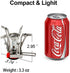 LBI Backpacking Stoves 3.3 oz, 10000BTU, Non-battery Ignition, for Camping, Hiking, Emergency.