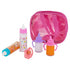 fash n kolor®, My Sweet Baby Disappearing Doll Feeding Set | Baby Care 4 Piece Doll Feeding Set for Toy Stroller | 2 Milk & Juice Bottles with Toy Pacifier for Baby Doll,