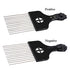 Afro Pick, Hair Pick, Metal Pick Comb, Detangle Wig Braid Hair Styling Comb, Hair Comb Pick(1 pack)