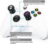 Playrealm FPS Thumbstick Extender x 2 & Printing Rubber Silicone Grip Cover x 4 for Xbox Series X/S & Xbox One Controller(Ghost White&Demon Purple)