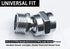 Shower head Swivel adapter,ball joint povit for overhead/handheld shower head,shower arm connection,polished Chrome