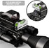 KNINE OUTDOORS Scope Leveling Tool Scope Mounting Level Universal and Professional Tool with Heavy-Duty Designed and Stored in Case for Maintenance, Black Silver Rich Gold