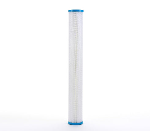 Hydronix SPC-25-2010 Polyester Pleated Sediment Water Filter, Washable & Reusable, 2.5" X 20", 10 micron
