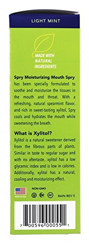 Xlear - Spry Rain Oral Mist Spray with All Natural Moisturizing Xylitol - 4.5 fl. oz.