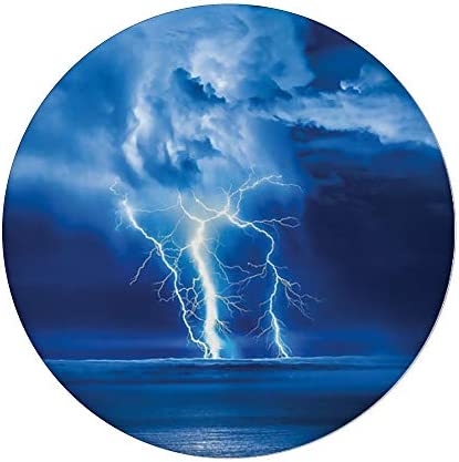 Ocean Storm Lightning Bolts - Phone Mount, Holder Knob 4604 PopSockets PopGrip: Swappable Grip for Phones & Tablets