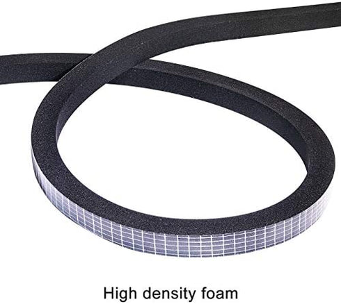 yotache Self Adhesive Foam Gasket Tape 2 Rolls 1/2" W X 1/2" T for Doors Soundproofing Weather Seal Strip Insulation, 13 Ft Length (2 X 6.5 Ft Each)