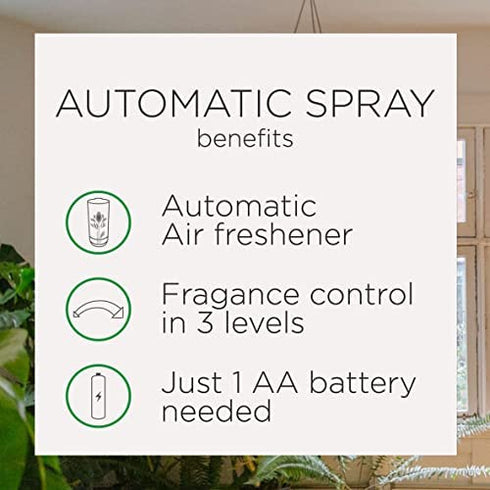 Air Wick Pure Freshmatic Refill Autonmatic Spray, Sparkling Citrus, 5.89 Oz, Air Freshener, Essential Oil, Odor Neutralization, Packaging May Vary