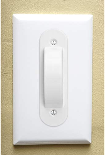 12 Pieces Wall Switch Guards Plate Covers Safety Security Home Decor Keeps Light Switch ON or Off Protects Prevent Accidental Device Turn On or Off (White)